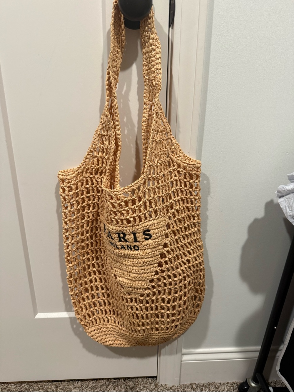 Unbranded Tan Crochet Market Tote